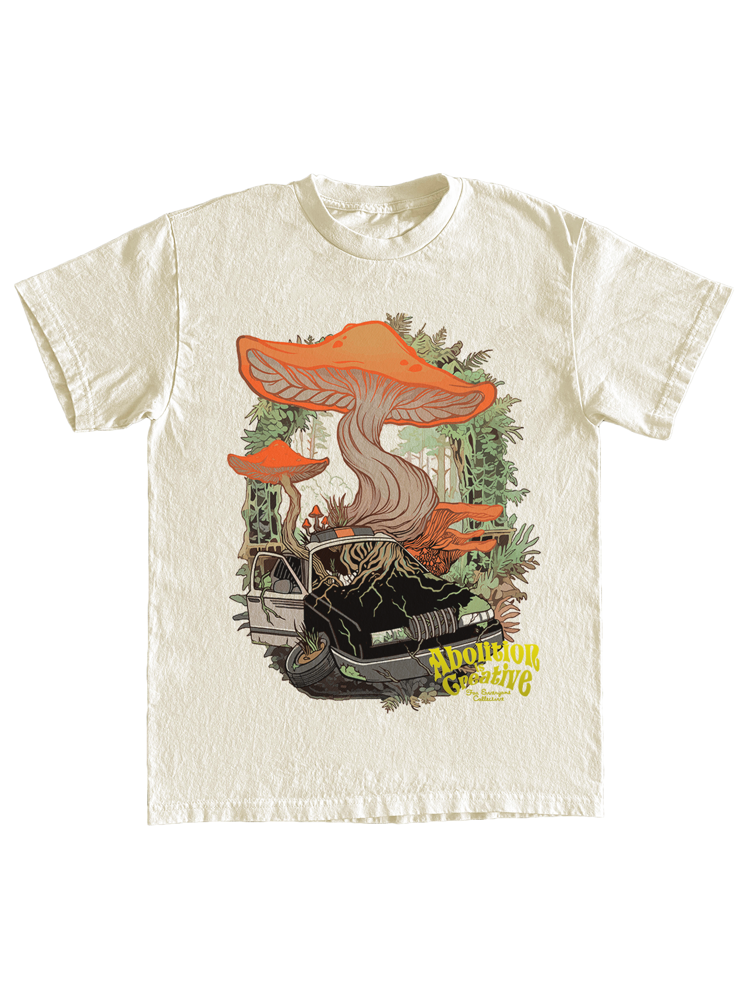 Abolition is Creative Mushroom Tee