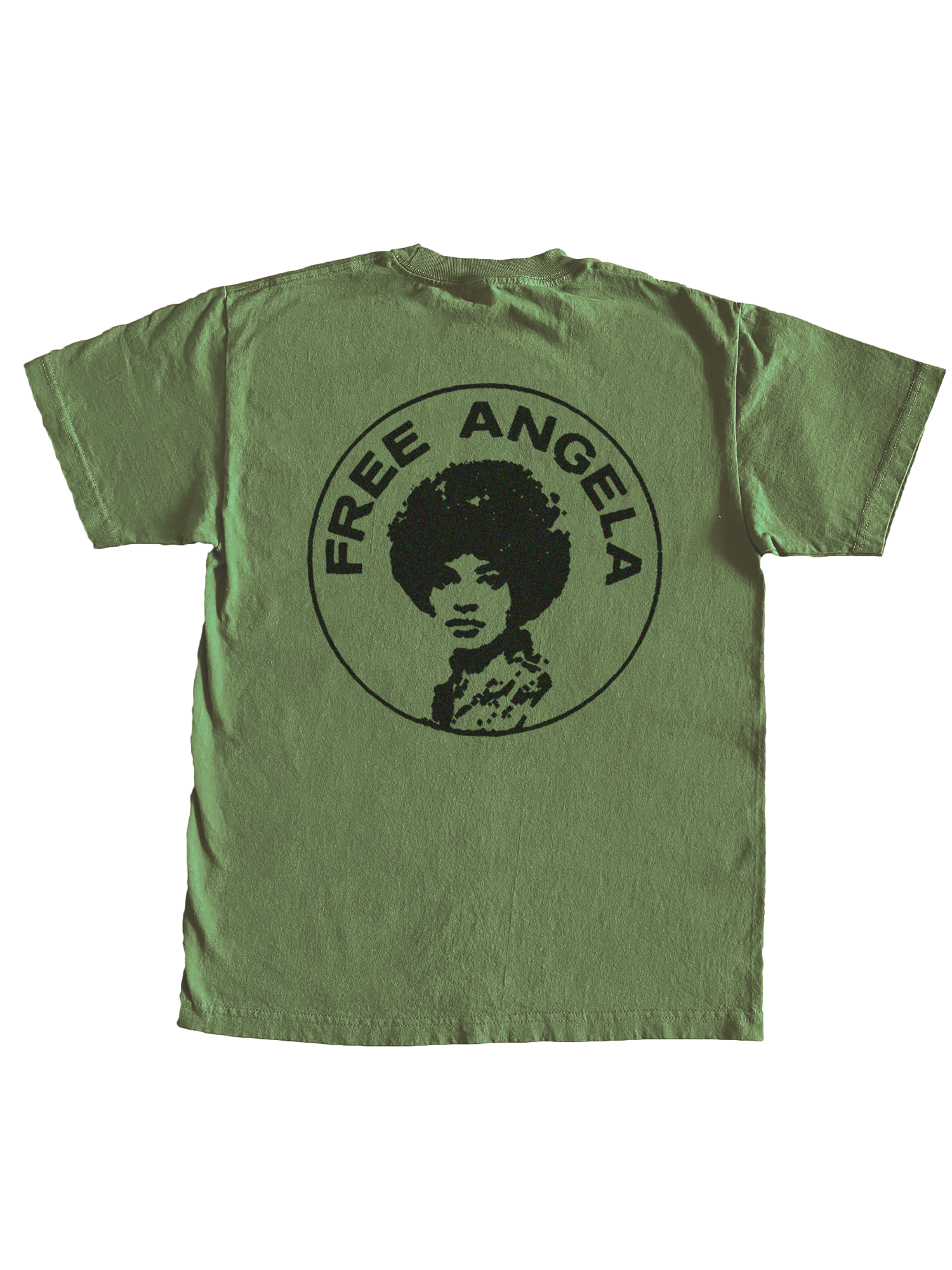 Free Angela Recycled Cotton Tee - Moss