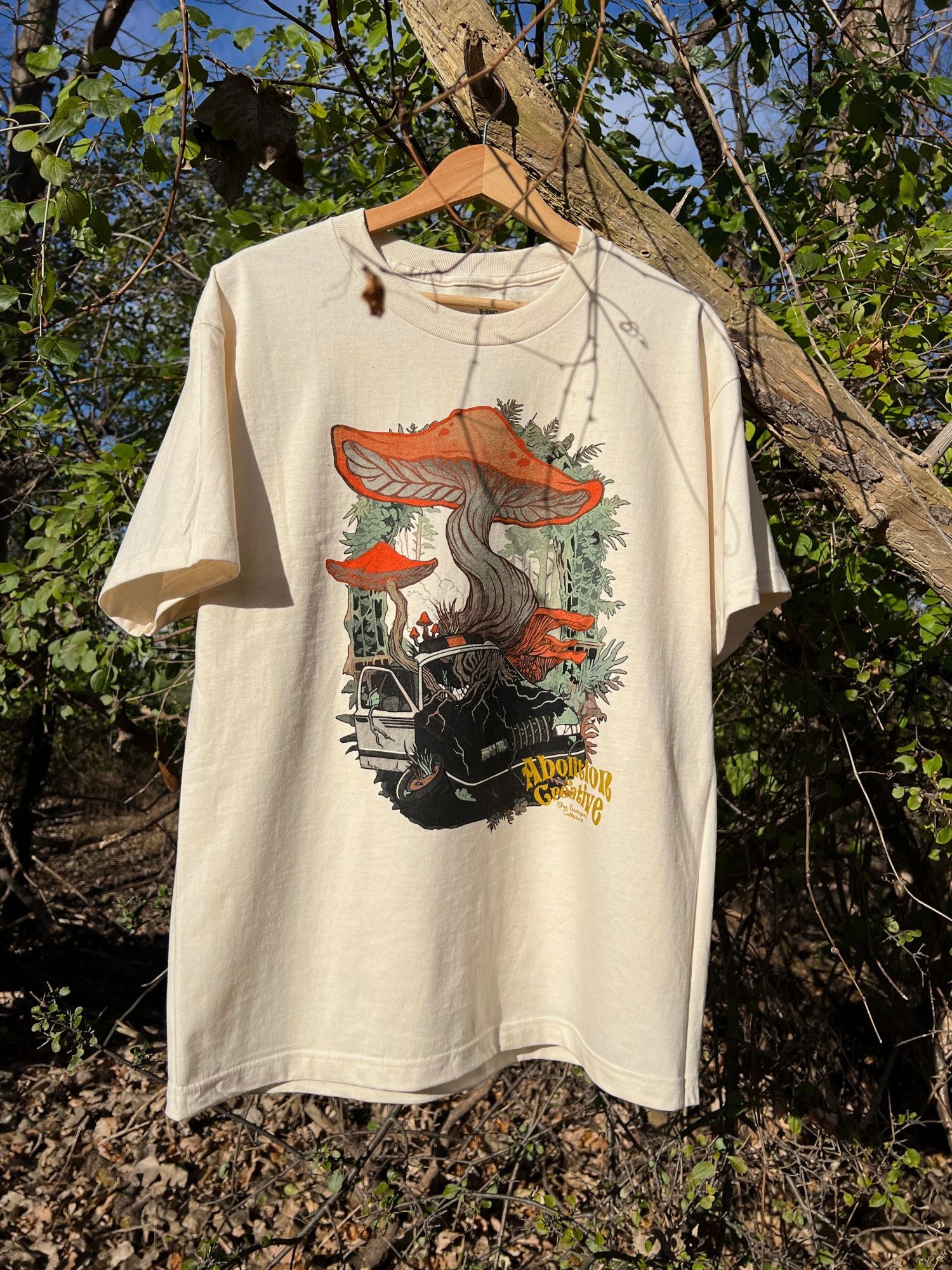 Abolition is Creative Mushroom Tee
