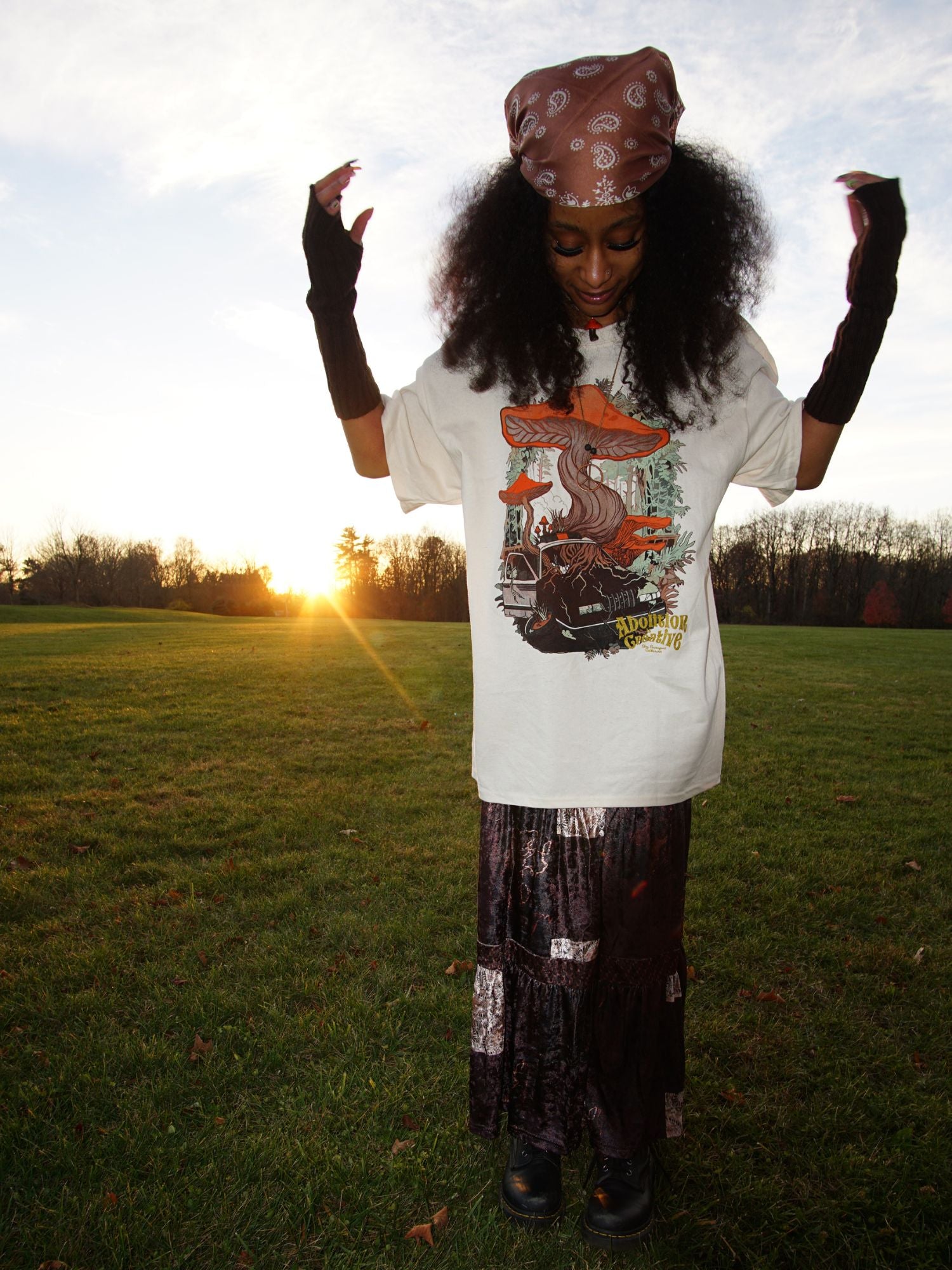 Abolition is Creative Mushroom Tee