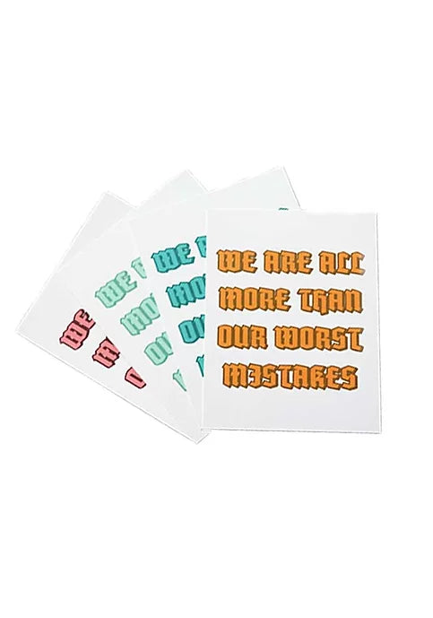 More Than Our Worst Mistakes Print Pack