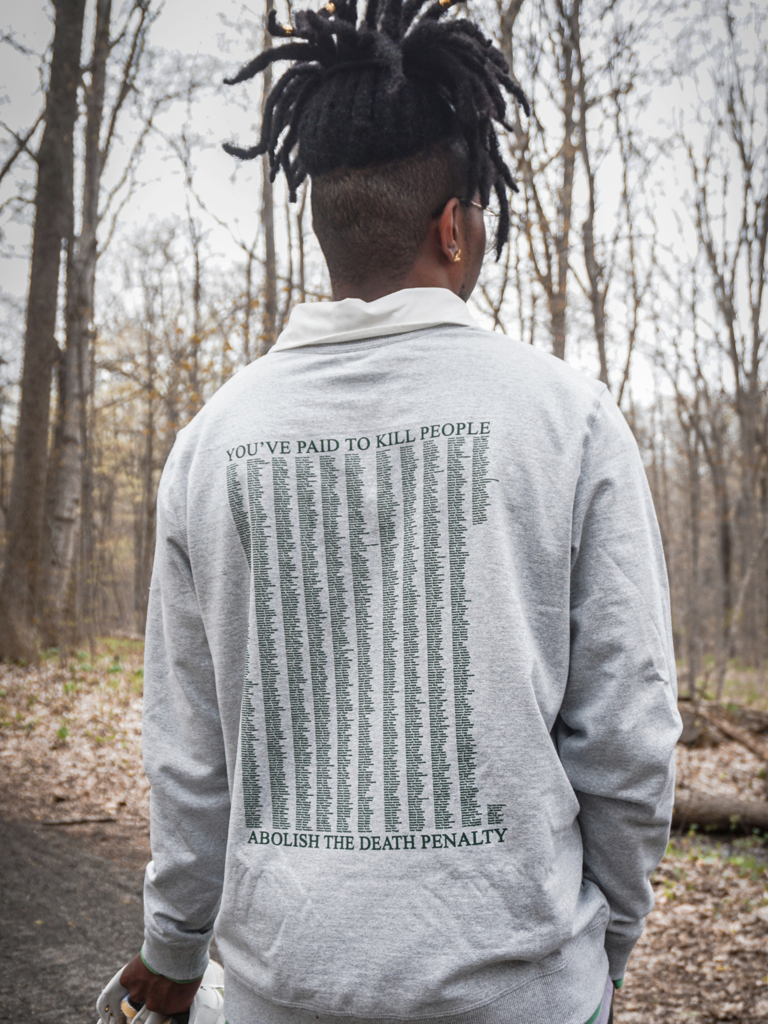 Death Penalty Kills People Recycled Crewneck