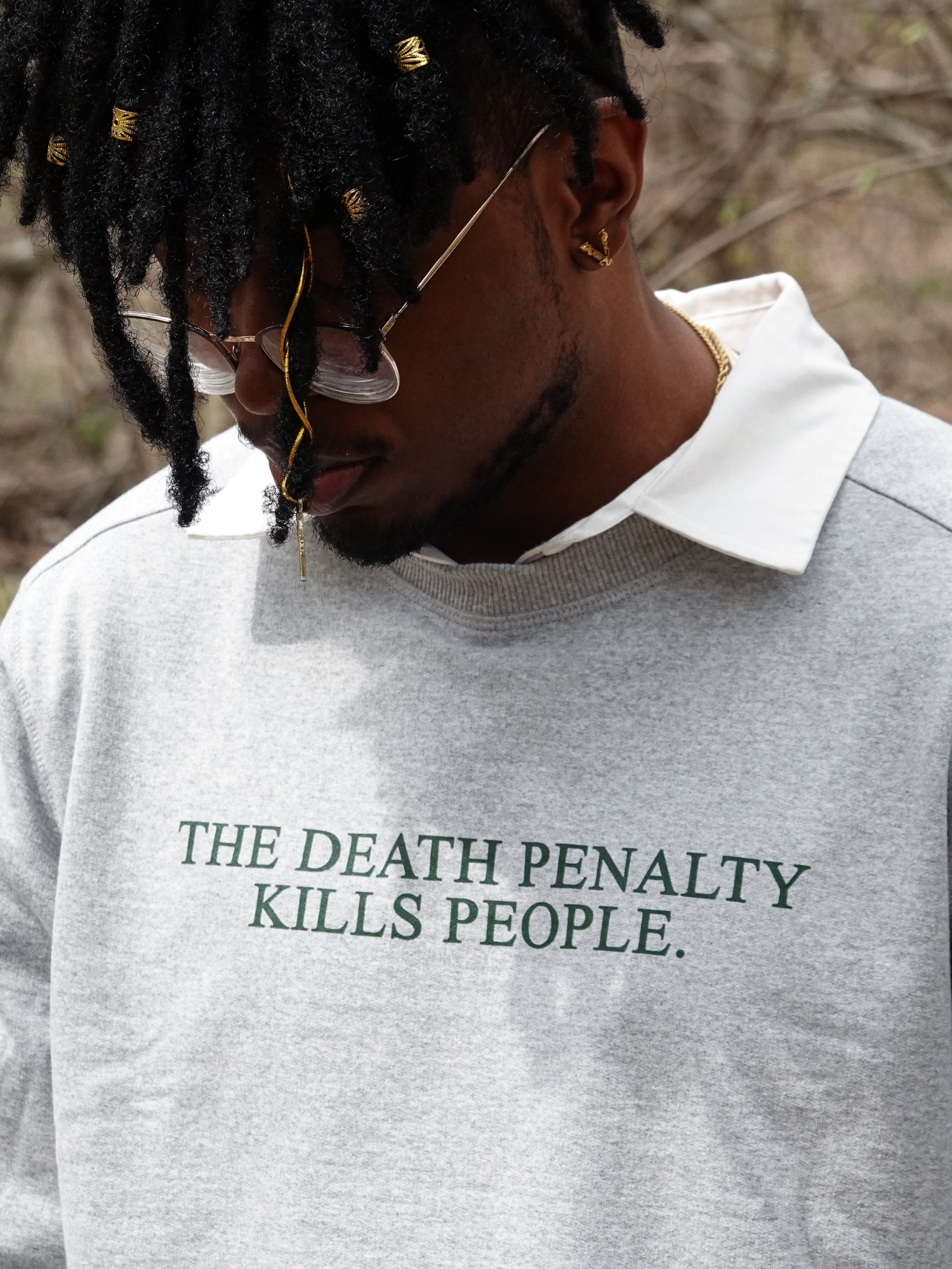 Death Penalty Kills People Recycled Crewneck
