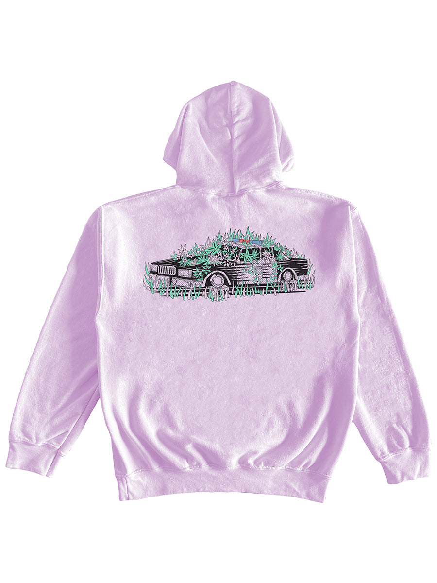 abolition is creative hoodie lavender color