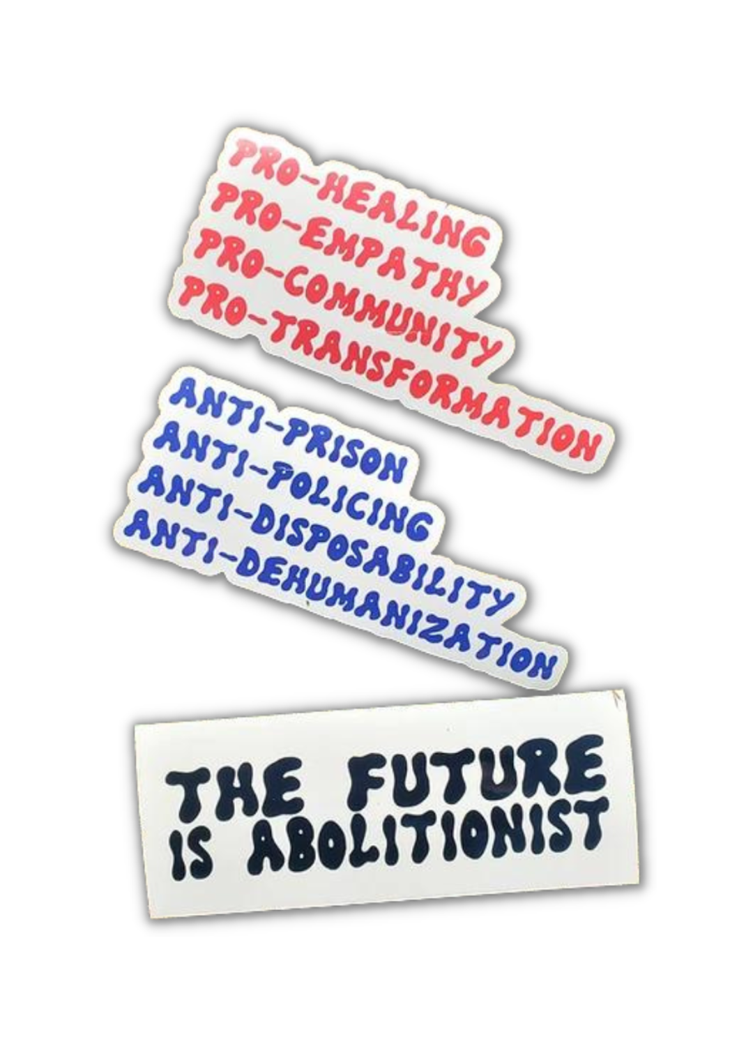 the future is abolitionist stickers